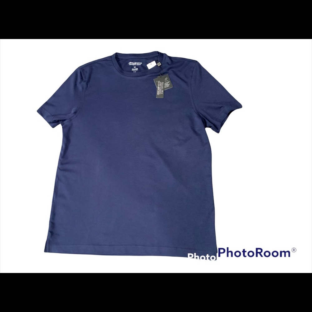 Brand new, Kenneth Cole Awearness, men’s navy blue shirt 100% cotton medium